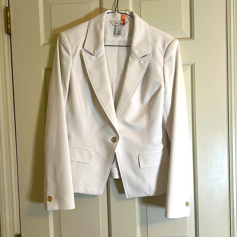 WHBM White Blazer